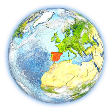 İspanya izole yeryüzünde