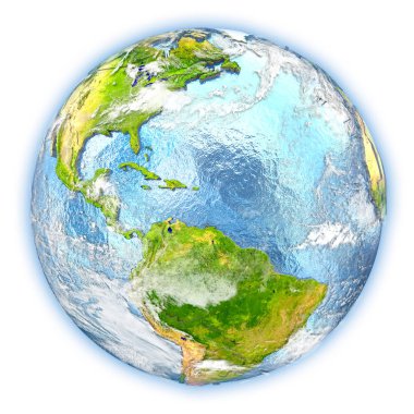 Caribbean izole yeryüzünde