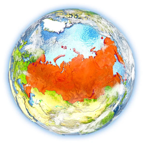 Rússia na Terra isolada — Fotografia de Stock