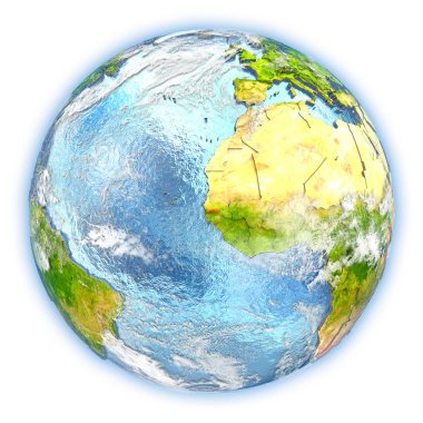 Gambiya izole yeryüzünde