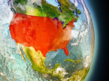 ABD uzaydan gelen kırmızı