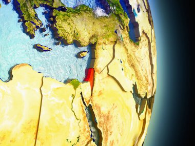 İsrail kırmızı uzaydan