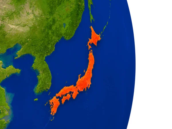 Японія на землі — стокове фото