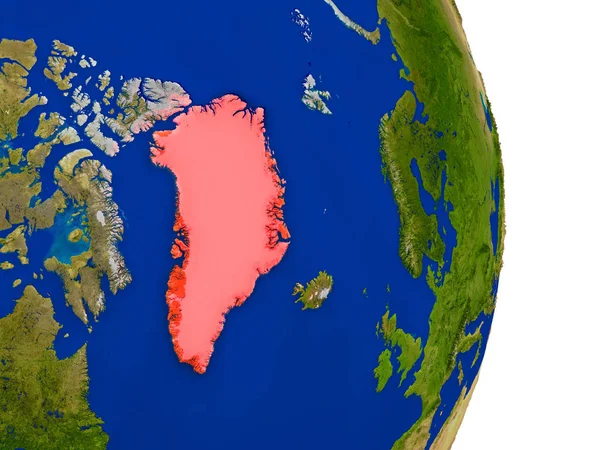 Grenlandii na ziemi — Zdjęcie stockowe