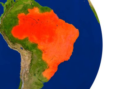 Brezilya dünya üzerindeki