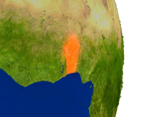 Бенин на Земле — стоковое фото