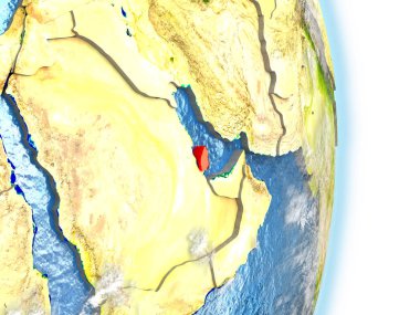 Katar dünya üzerindeki kırmızı