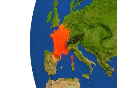 Fransa dünya üzerinde