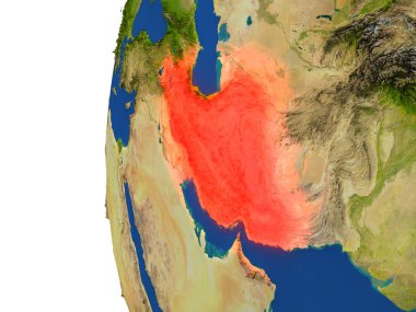 İran dünya üzerinde