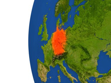 Almanya dünya üzerinde