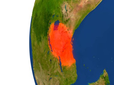 Dünya üzerinde Tanzanya