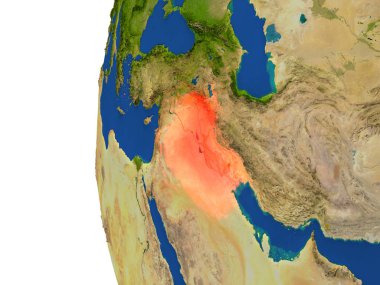 Irak dünya üzerinde