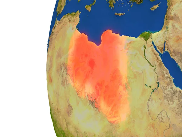 세계에 리비아 — 스톡 사진