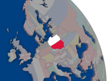 Polonya bayrağı dünya üzerinde