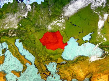 Romanya resimli dünya üzerinde
