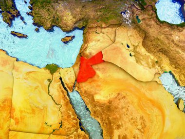 Jordan resimli dünya üzerinde