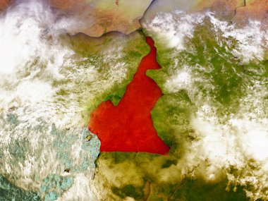 Kamerun resimli dünya üzerinde