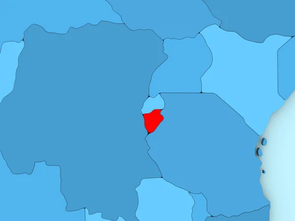 Μπουρούντι 3d χάρτη — Φωτογραφία Αρχείου