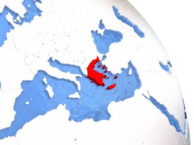 Yunanistan zarif dünya üzerinde