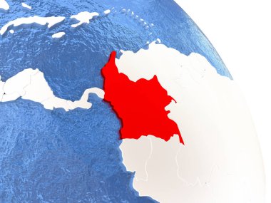 Kolombiya zarif dünya üzerinde