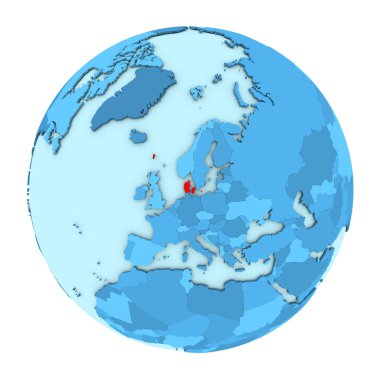 Danimarka izole küre üzerinde