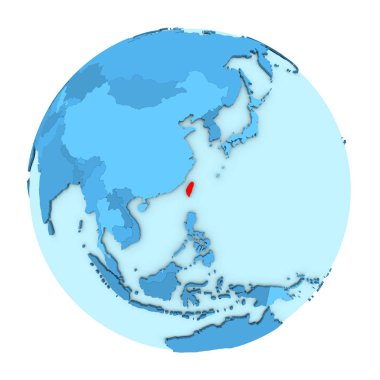 Tayvan izole küre üzerinde