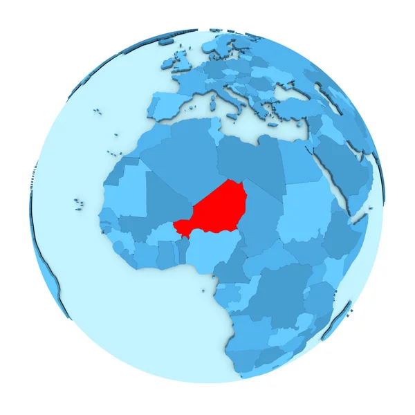 Nijer izole küre — Stok fotoğraf