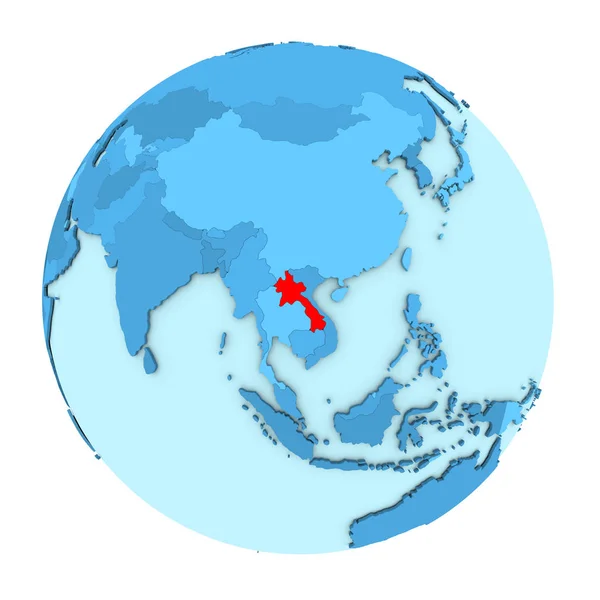 고립 된 세계에 라오스 — 스톡 사진