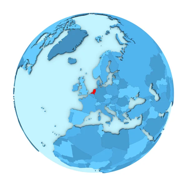 Hollanda izole küre üzerinde — Stok fotoğraf