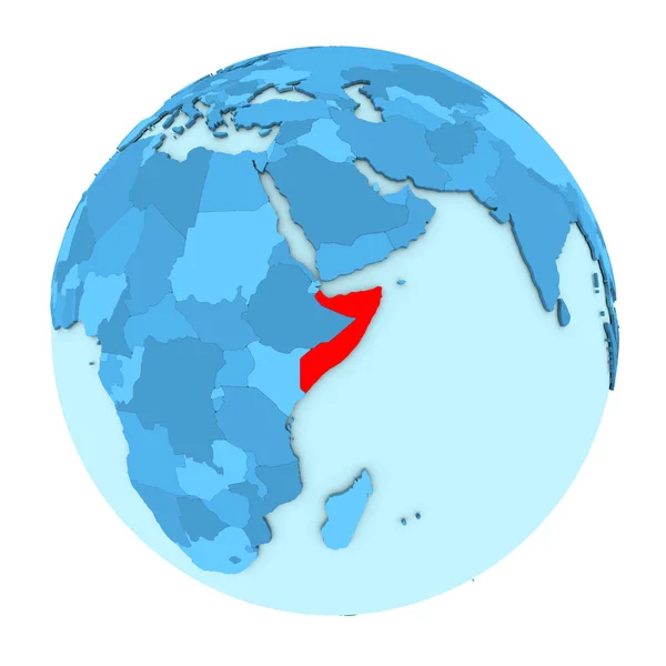 Somali izole küre üzerinde — Stok fotoğraf