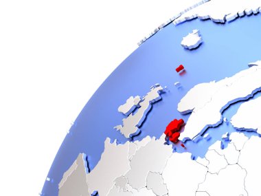 Danimarka modern parlak dünya üzerinde