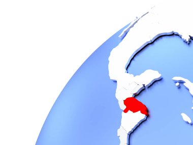 Modern parlak küre Honduras