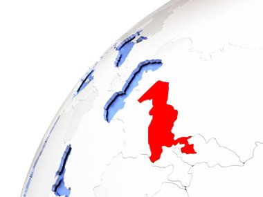 Özbekistan modern parlak dünya üzerinde