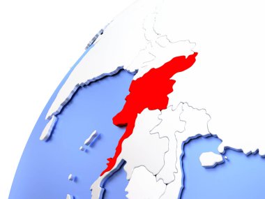 Myanmar modern parlak dünya üzerinde