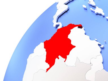 Kolombiya modern parlak dünya üzerinde