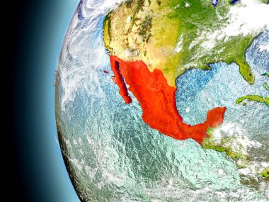 Meksika gezegeni uzaydan