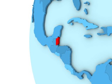 Belize mavi dünya üzerinde