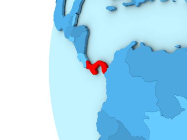 Panama mavi dünya üzerinde
