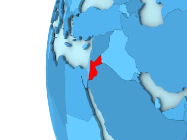 Jordan mavi dünya üzerinde
