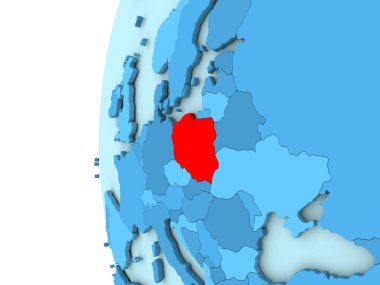 Mavi dünya üzerinde Polonya