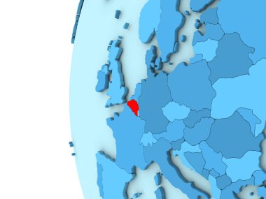 Belçika mavi dünya üzerinde