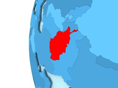 Afganistan mavi dünya üzerinde