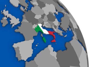 İtalya ve dünya üzerinde kendi bayrağı