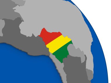 Bolivya ve dünya üzerinde kendi bayrağı