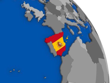 İspanya ve dünya üzerinde kendi bayrağı