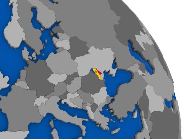 Moldova ve dünya üzerinde kendi bayrağı