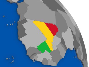 Mali ve dünya üzerinde kendi bayrağı