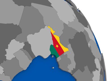 Kamerun ve dünya üzerinde kendi bayrağı