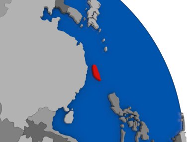 Tayvan ve dünya üzerinde kendi bayrağı