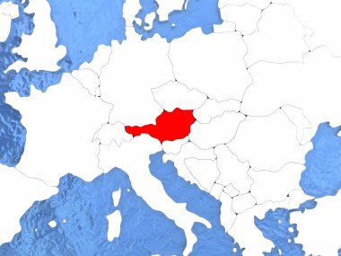 Dünya üzerinde Avusturya